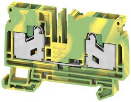 Schutzleiter-Reihenklemme 0.5…6mm² TH35/G32 grün/gelb