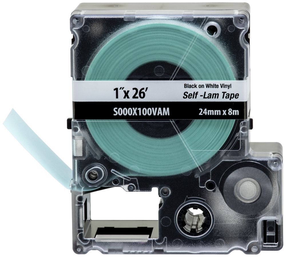 Cassette d'étiquettes Panduit MP, auto-laminant, 25.4×660mm blanc