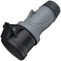 Kupplungssteckdose CEE PowerTOPXtra 16A IP54 5P 7h 500V Ø69×174mm schwarz