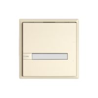 KNX-Taster RGB EDIZIO.liv SNAPFIX® Temperaturfüh.RGB-LED Pap.1×T 1-Tbed.cr