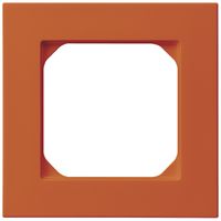 Telaio di copertura INC Hager KPR, 1×1, 94×94mm, arancione