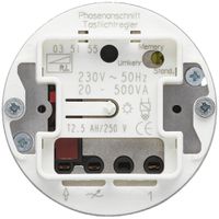 Einsatz Kurzhublichtregler Hager 25…500VA NV Phasenanschnitt