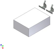 Einbetonier-Set zu 57350/57355 für Wandanschlussdose WAD