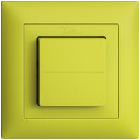 Pulsante RF EnOcean Feller EDIZIOdue FMI, 2c/1t, senza batterie, lemon