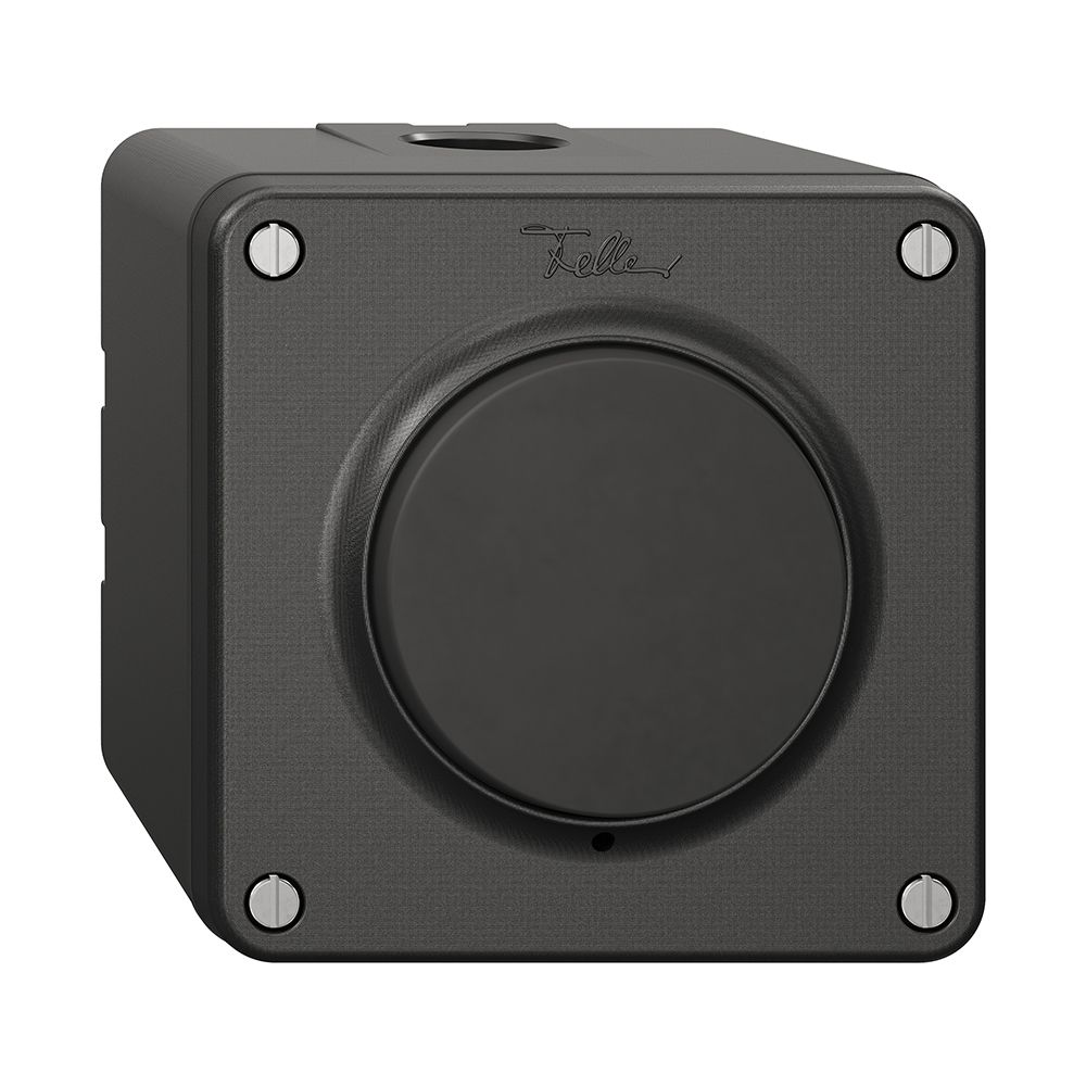 NAP-Druckschalter NEVO, S3/1L, beleuchtbar, schwarz