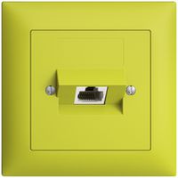 UP-Dose 1×RJ45/u 8P ITplus EDIZIOdue lemon