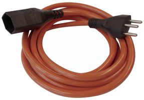 Verlängerungskabel ELBRO PUR 10A 230V 3×1.5mm² Typ 12/Typ 13 3m orange