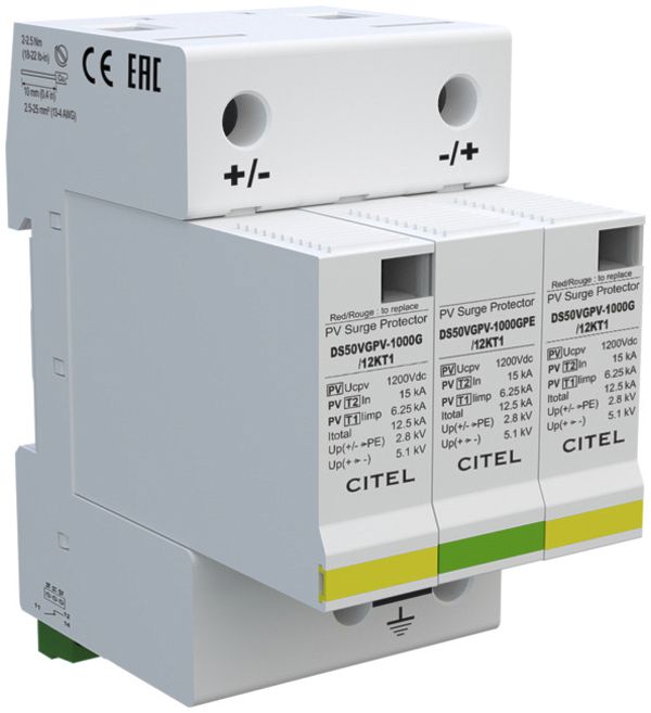 Protezione sovratensione fotovoltaica Flury DS 50 VGPS