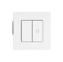 Nebenstelle Schalter EDIZIO.liv Wiser SNAPFIX® 1 Kanal 1 Szene 2 Tasten ws