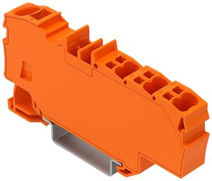 Borne de passage WAGO Contact TOPJOB S 1×6/6×1.5mm² orange