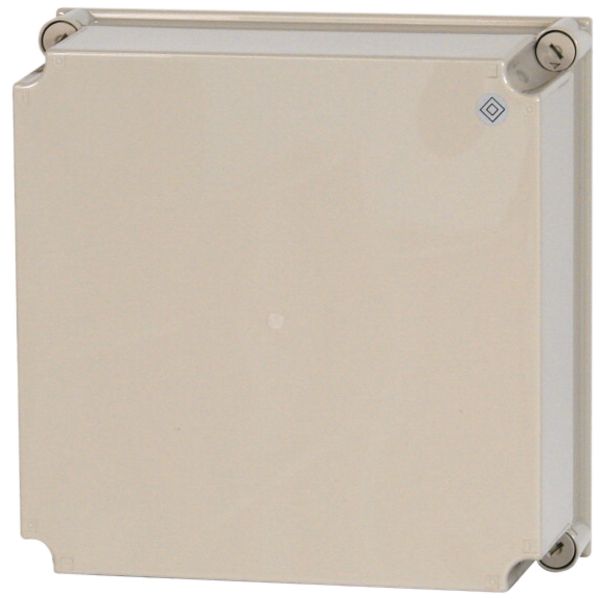 Deckel Eaton D250-CI44 375×375×150mm RAL7035 grau