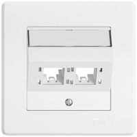 UP-Montageset EDIZIO.liv SNAPFIX® für freenet Kat.6A Adapter 2× ws