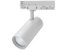 Spot LED DOTLUX SLIMtrack 30W 2577…3807lm 3000…4000K VAR AD3PH Ø75×171mm blanc