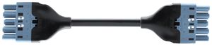 Verbindungsleitung Woertz 49345/C2 5×2.5mm² 250V 20A 6m bl Buchse-Stecker Cca