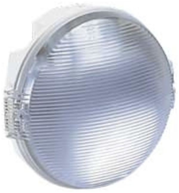 Armature Koro ronde E27/70W blanc