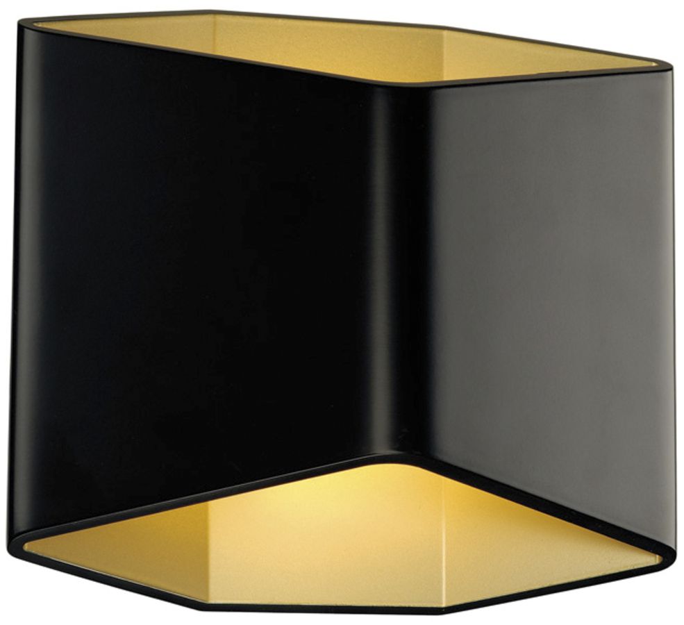 Applique LED SLV CARISO 2, 7.6W 200lm 3000K IP20 noir/messing