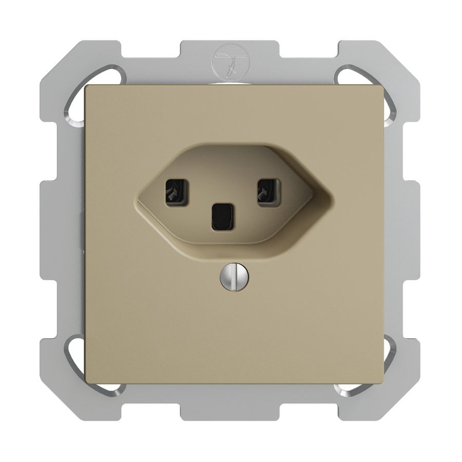 Prise ENC EDIZIOdue T23 16A sand, bornes à vis