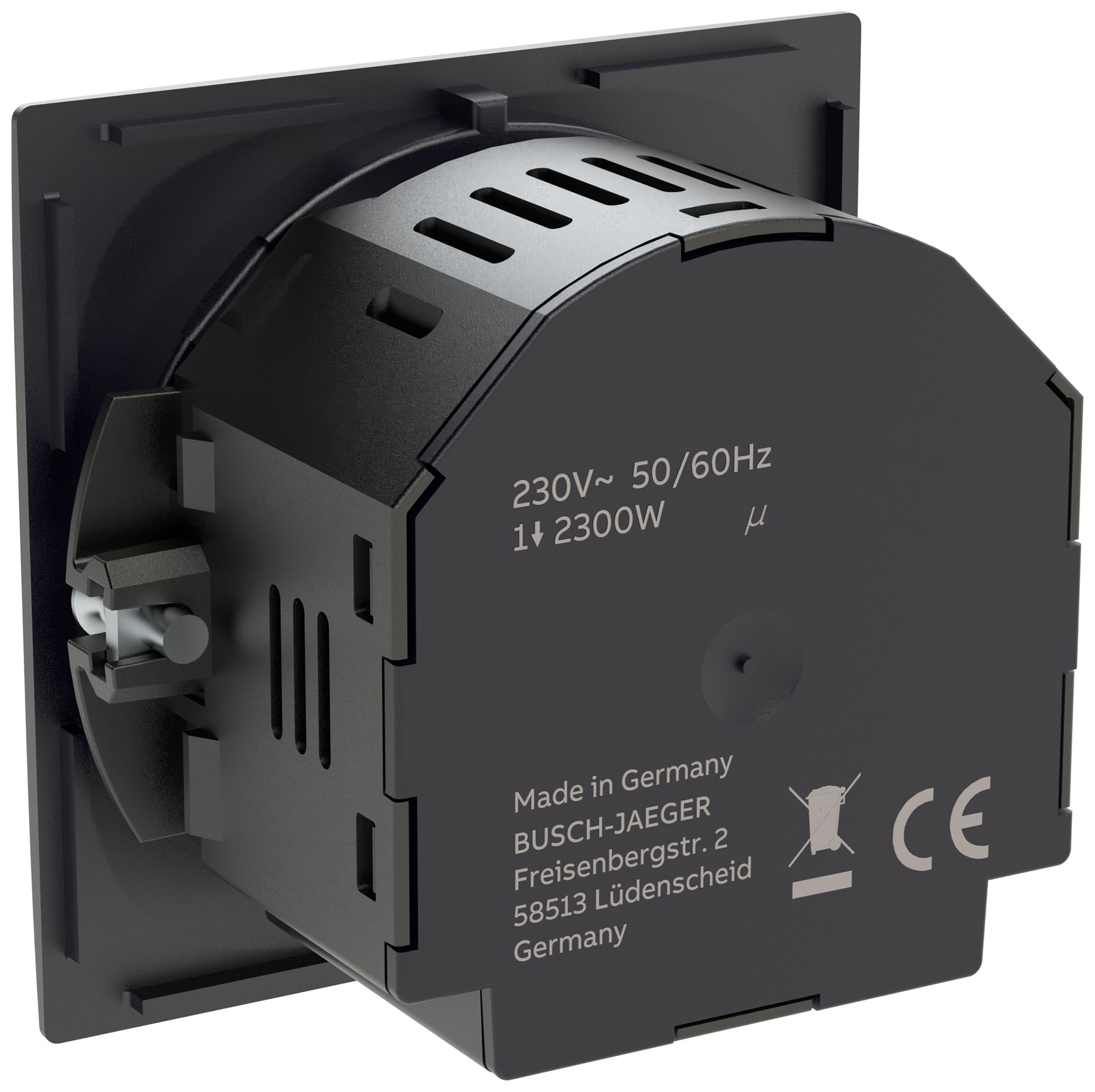 Raumthermostat ABB SIDUS E heizen NO/NC 230VAC/10A 5…30°C an