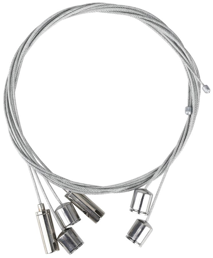 Kit de suspension à corde Eglo Salobrena acier 900mm chrome