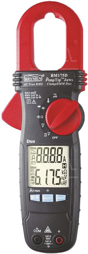 Pinza di misura TRMS con funzione multimetro BM175D