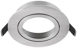 Cadre d'encastrement SLV NEW TRIA 95 aluminium Ø110×26mm argent