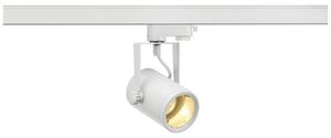 Projecteur SLV EURO SPOT, GU10 25W avec adaptateur 3-phases IP20 blanc