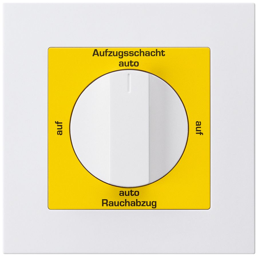 UP-Drehschalter kallysto.pro für Rauchabzug Text deutsch weiss