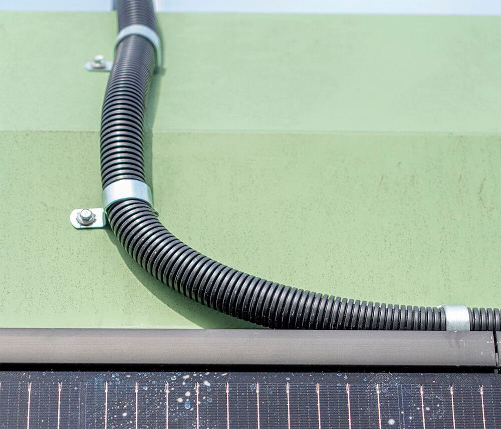 KRGK-Rohr Plica UV-FLEX M32 biegsam PVC -15…60°C schwarz