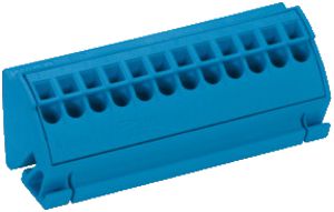 Sammelschienenblock WAGO 12×0.5…4mm² hellgrau