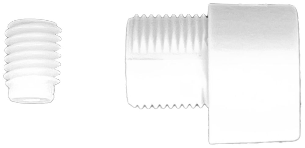 Décharge de traction Elektrogros M13×1 L=11mm avec vis filetée blanc