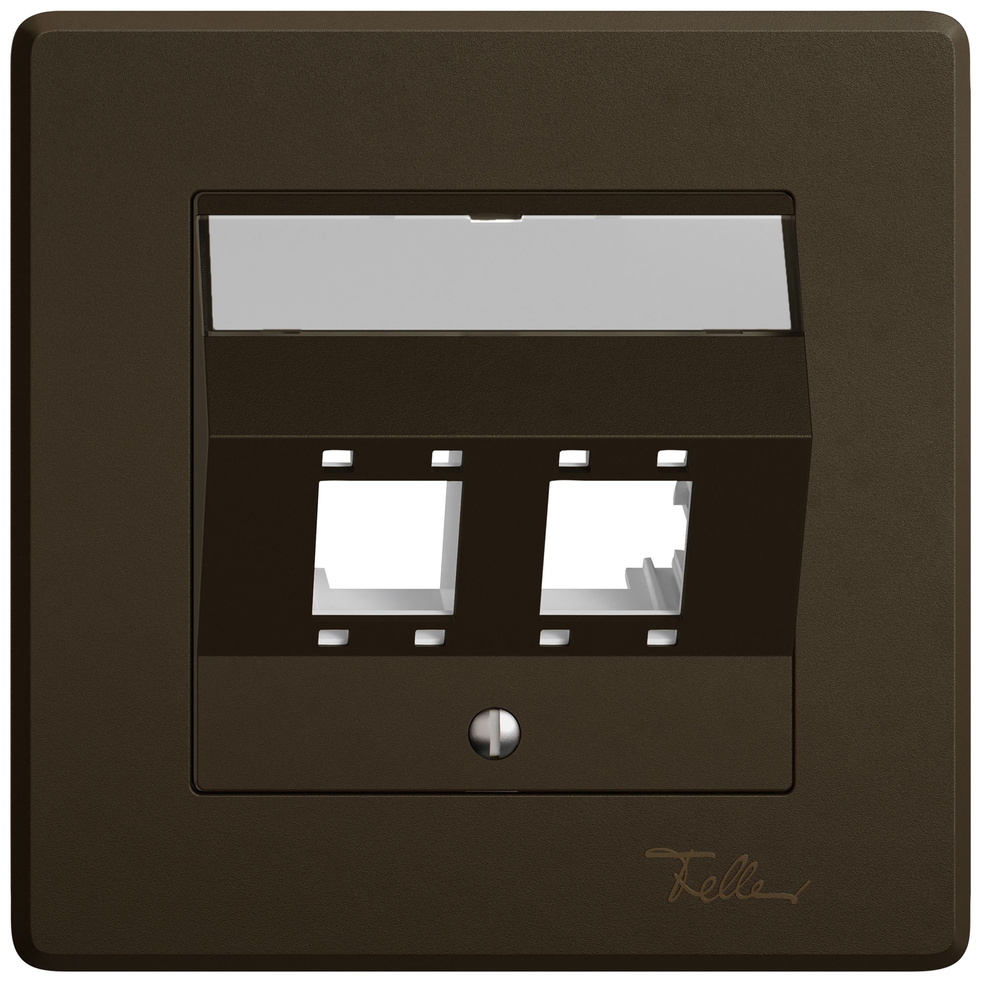 Kit de montage ENC EDIZIO.liv SNAPFIX® pour freenet cat.5e/6 2× br