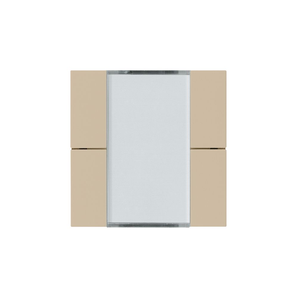 Frontset Hager kallysto 4×KNX systemlink/easylink beige