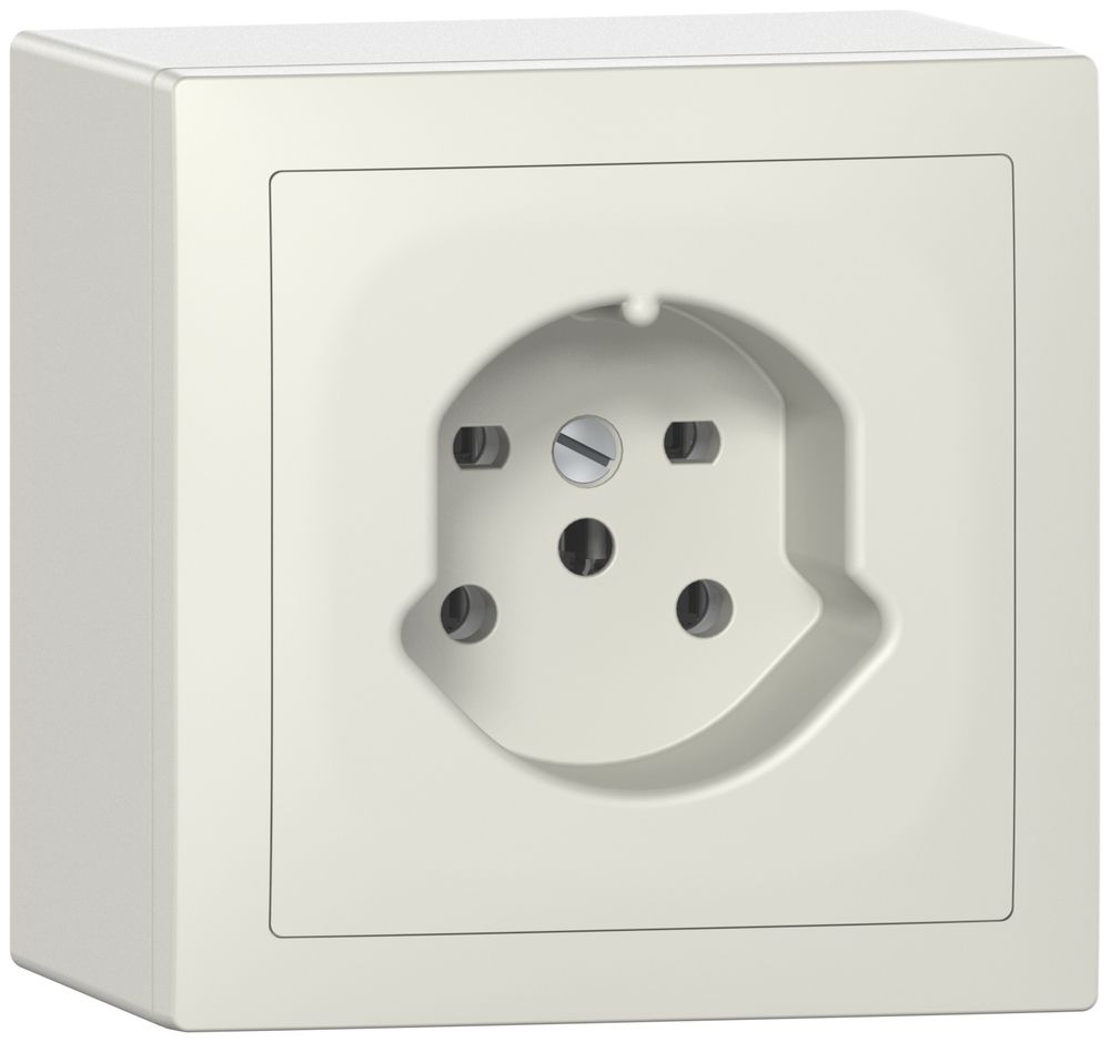 AP-Steckdose SIDUS T15 weiss