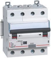 Fehlerstrom-/Leitungsschutzschalter Legrand C 4P 25A 6000A 300mA Typ A