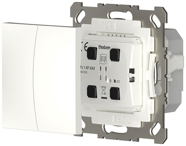 UP-Funktaster Theben PJ 1 RF KNX mit Schaltaktor