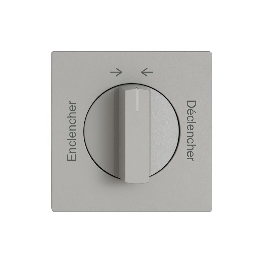 Kit di montaggio EDIZIO.liv SNAPFIX® p.pulsante girevole manop.Encl.→ ← Décl.grc