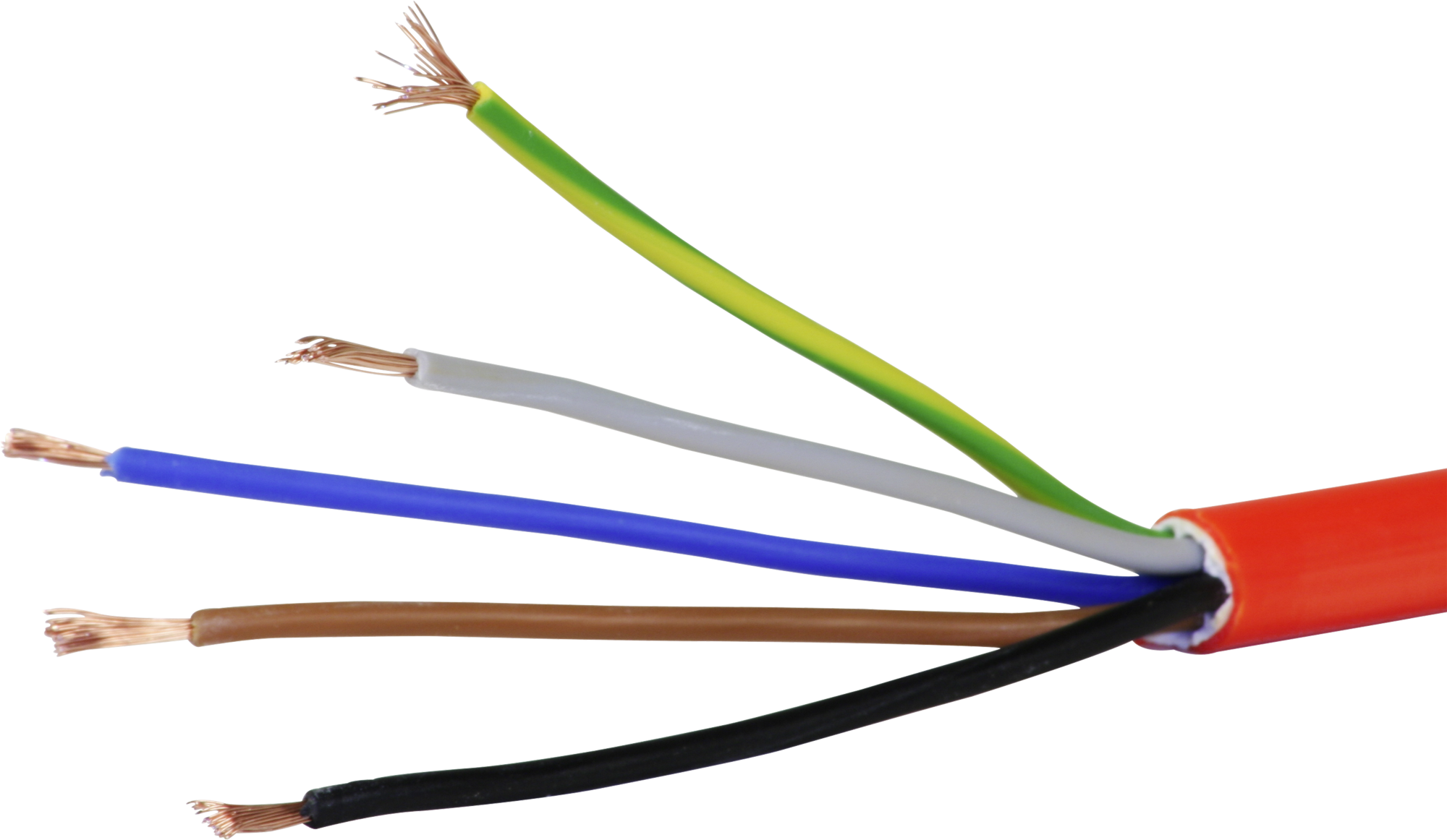 Kabel PUR-PUR 5×1.5mm² 3LNPE orange Fca