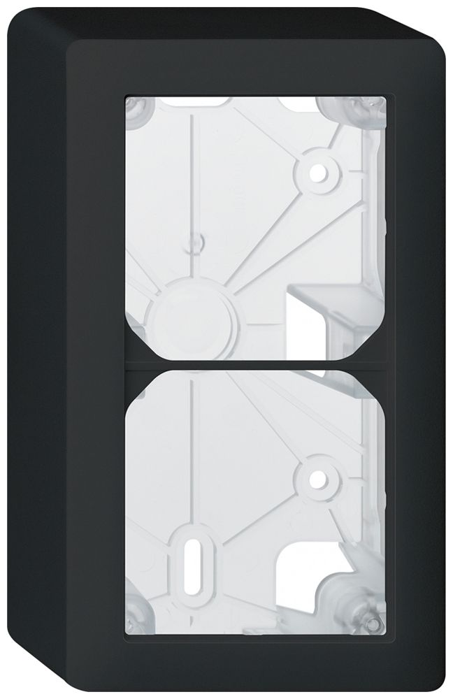 Scatola AP I-I kallysto nero H=54mm