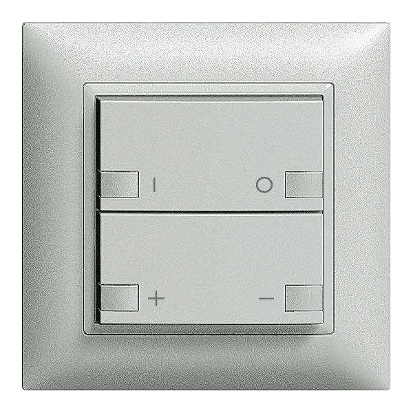 Frontset ON-OFF Dimmer 2K/2T ZEP EDIZIOdue silver