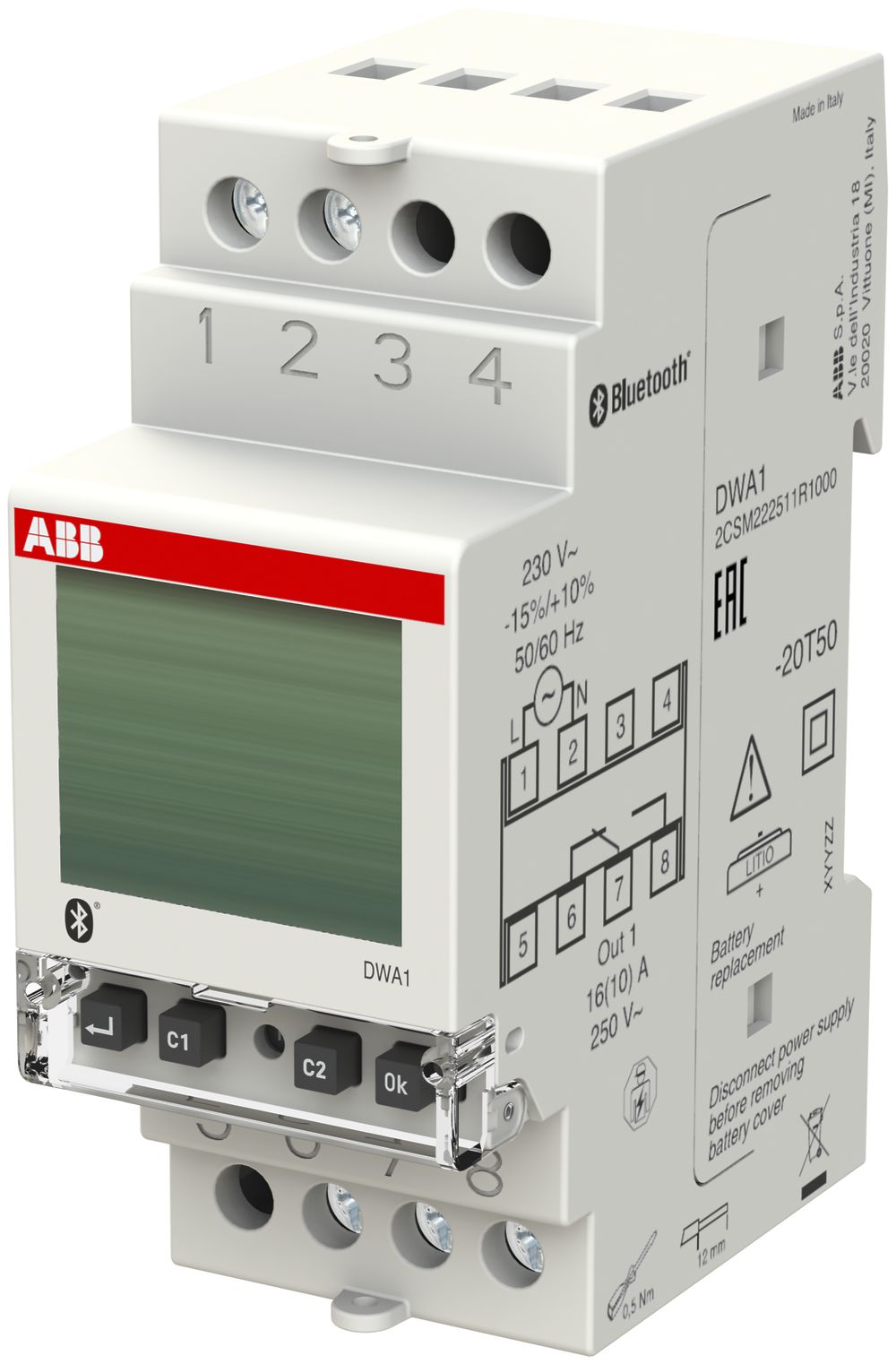 Timer astro AMD digitale ABB DWA1 1 canale