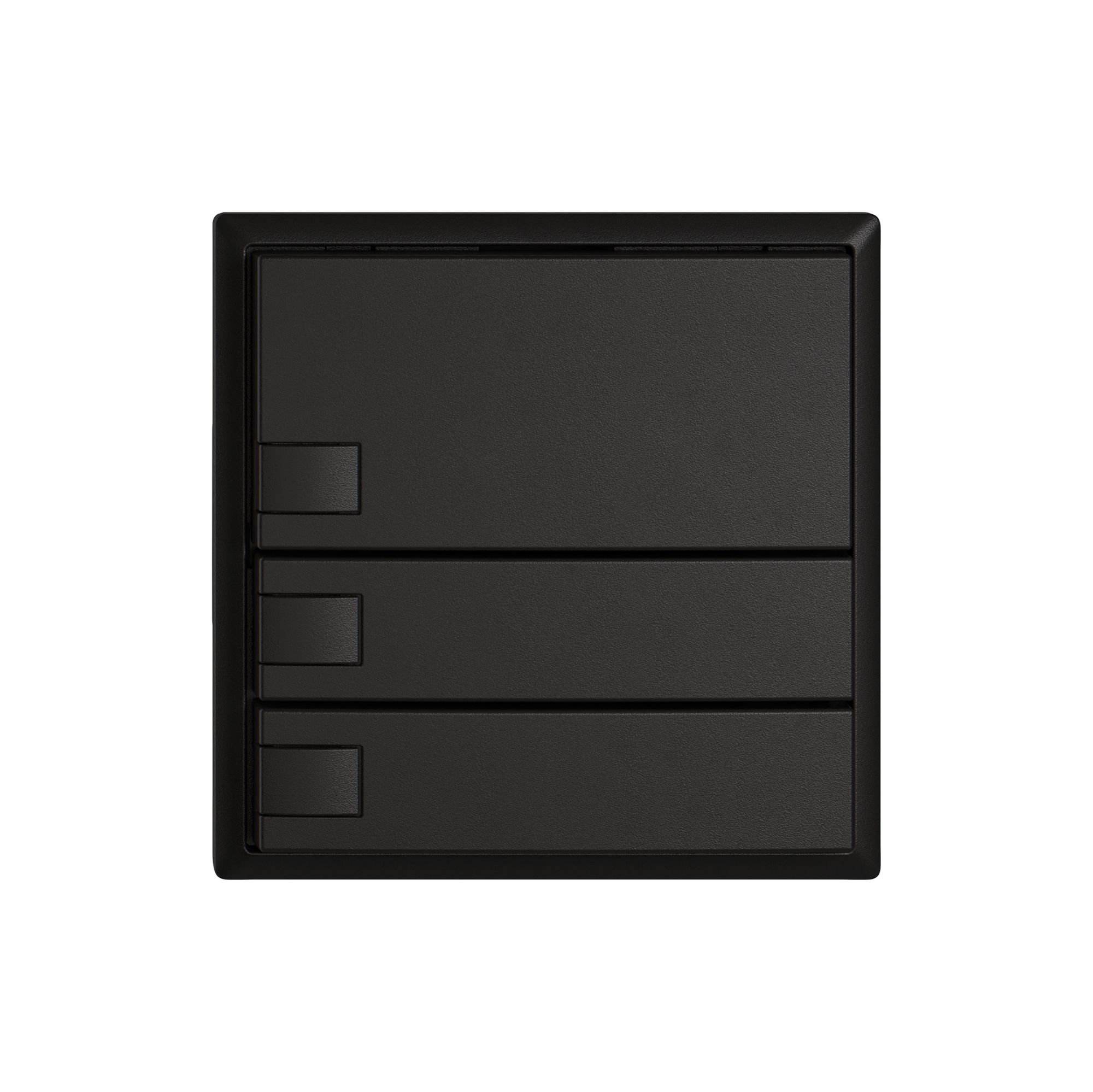 Pulsante KNX RGB EDIZIO.liv SNAPFIX® sensore temp.s.LED 3× com.1T ne