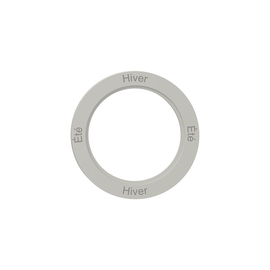 Disque indicateur NEVO, p.interrupteur rotatif, Été-Hiver-Été-Hiver, gris clair