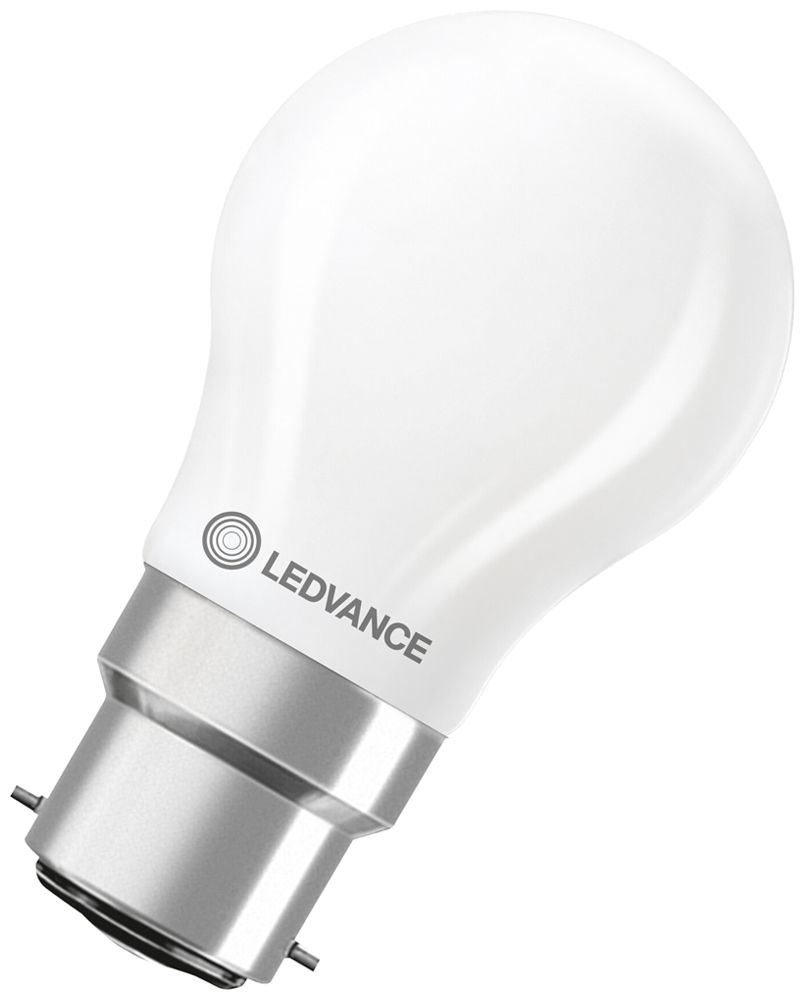 Lampada LED LEDVANCE CLASSIC B22d 3.4W 470lm 827 REG opaco Ø45×79mm