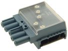Boîte de dérivation Woertz pour câble plat DALI 3×2.5+2×1.5mm² 5P (bus) C2