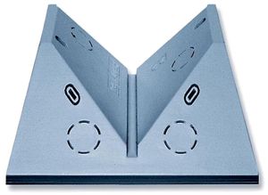 Adaptateur d'angle/plafonnier pour Busch-Wächter MasterLINE argent