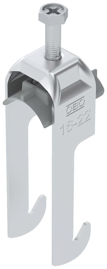 Fixation rapide BET 2056 pied à W matière synthétique 16…22mm 1×câble aluminium