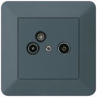 Prise pour antenne ENC R/TV/données kallysto.trend 2GHz 14db anthracite