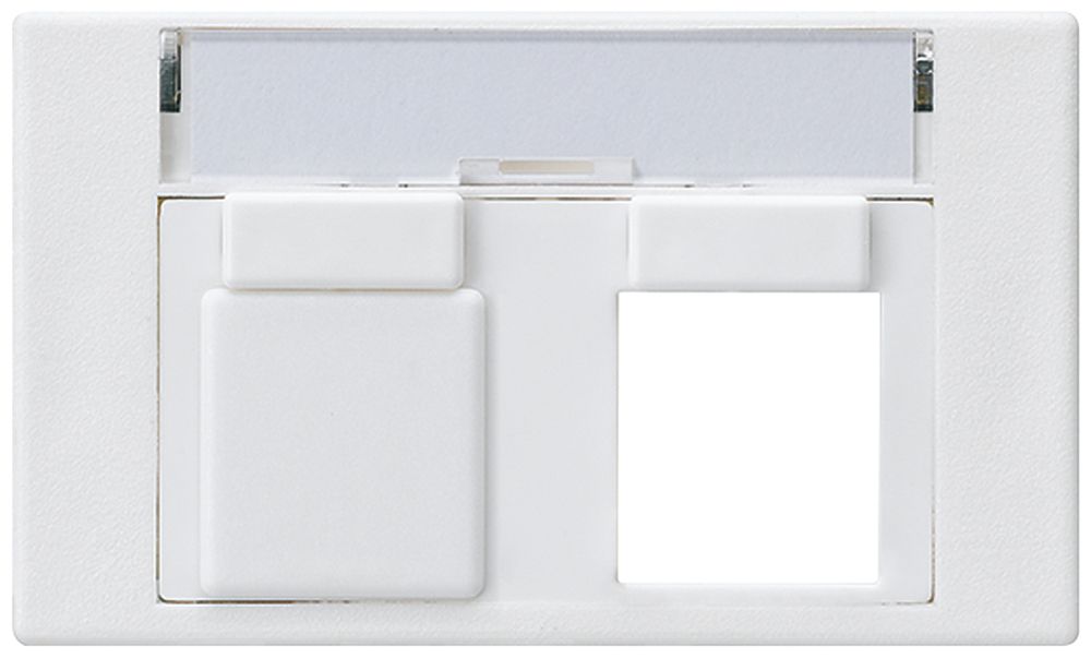 EB-Front 2×Keystone FLF weiss