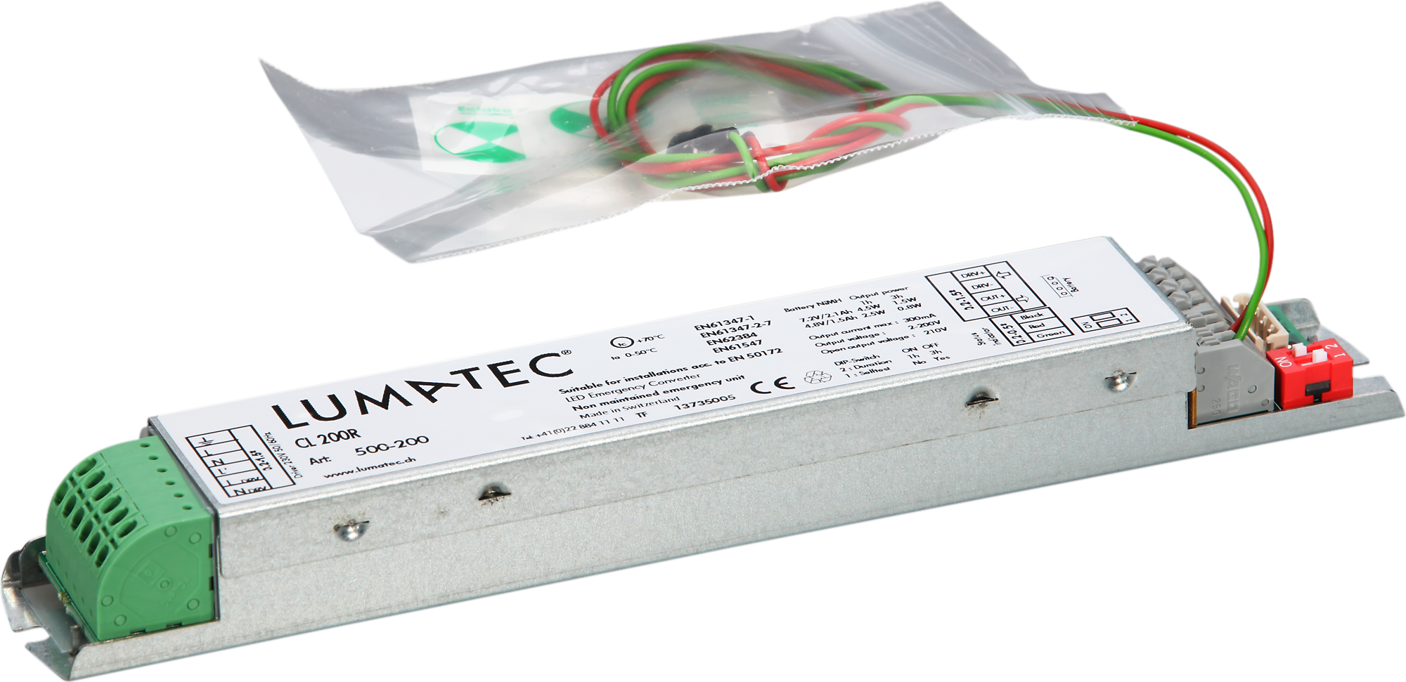 Notlichtelement für LED "schmal"