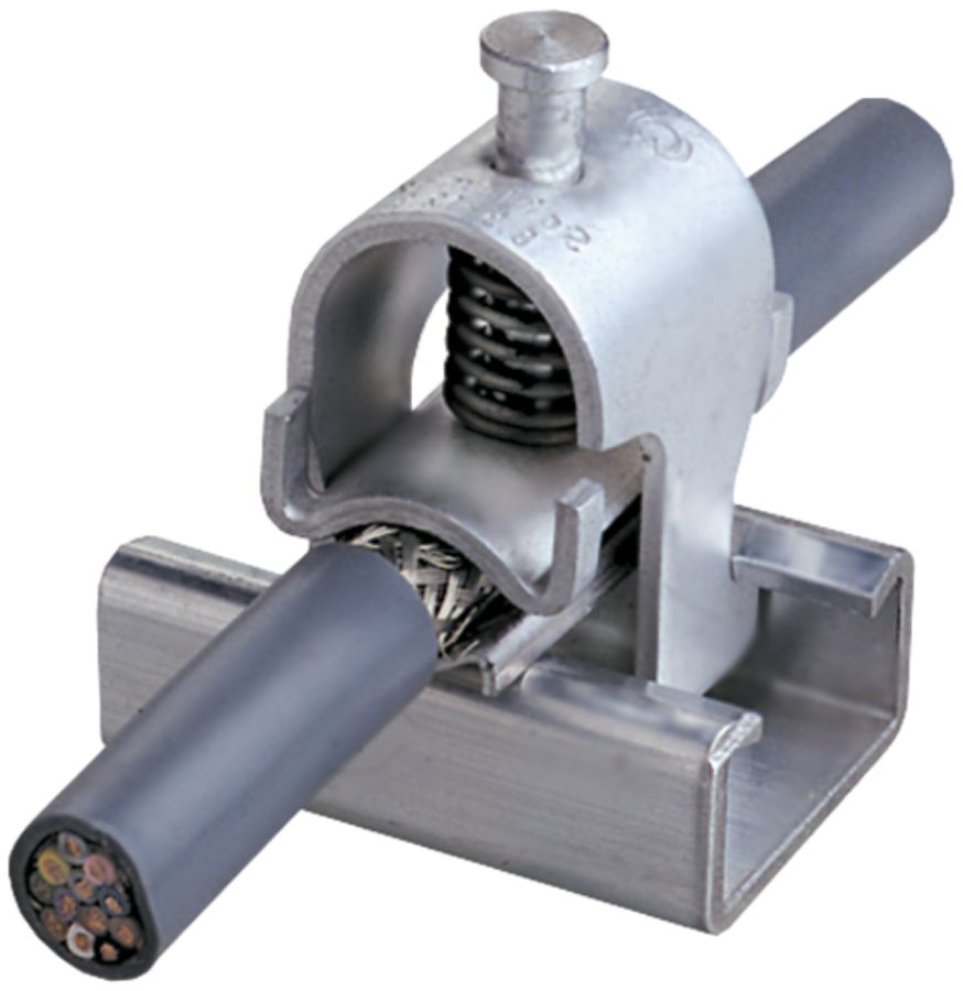 Borne de blindage 8.5…12.5 Al pour barre profilée C W4382/4383